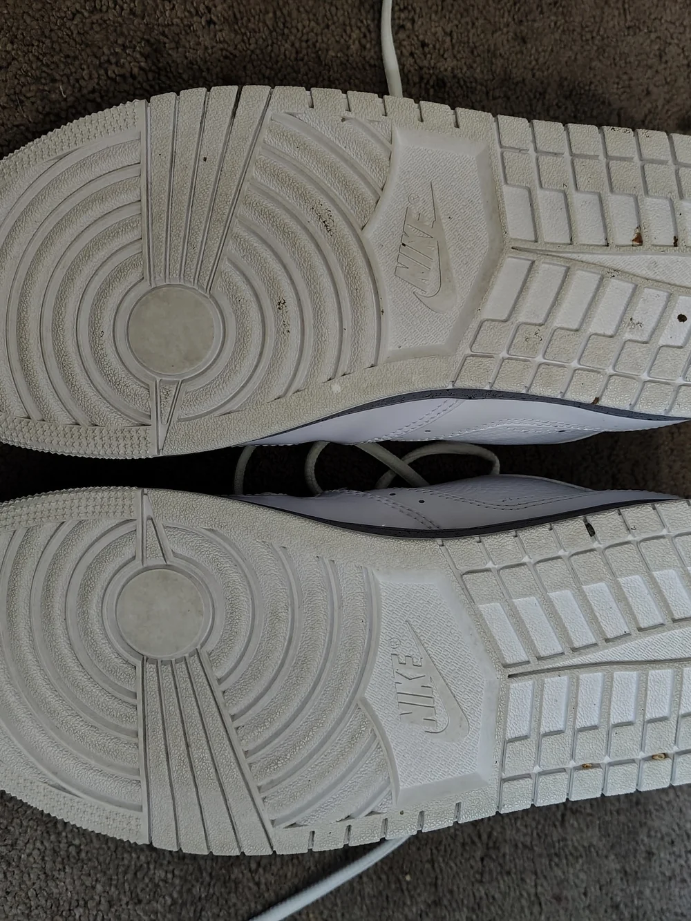 Jordan 1 Flight Low White Cement Men’s 11.5 White Grey 350610-107